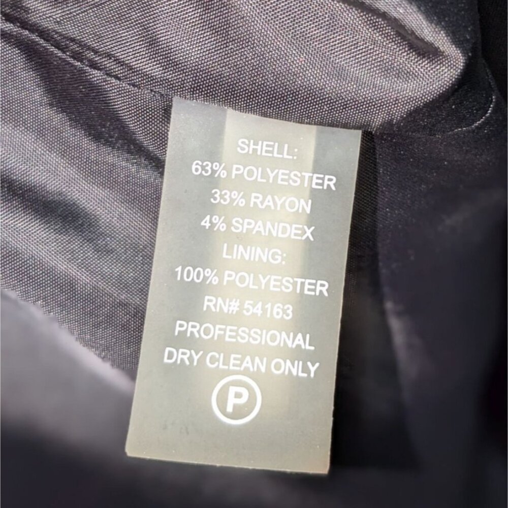 Calvin Klein Womens 16W Sleeveless Black Sheath Dress Gold Zipper Belt Accent - Picture 9 of 12